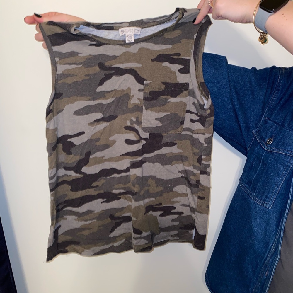 Camo muscle tank